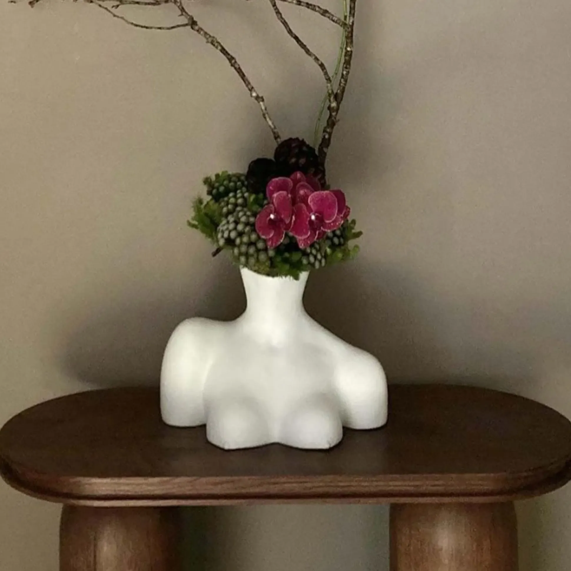 Breast Friend Vase (Matte White)