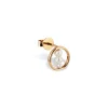 Circle Trio Pearl Stud