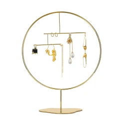 Dangling Drape Earrings (Gold)