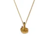French For Goodnight Necklace (Black)