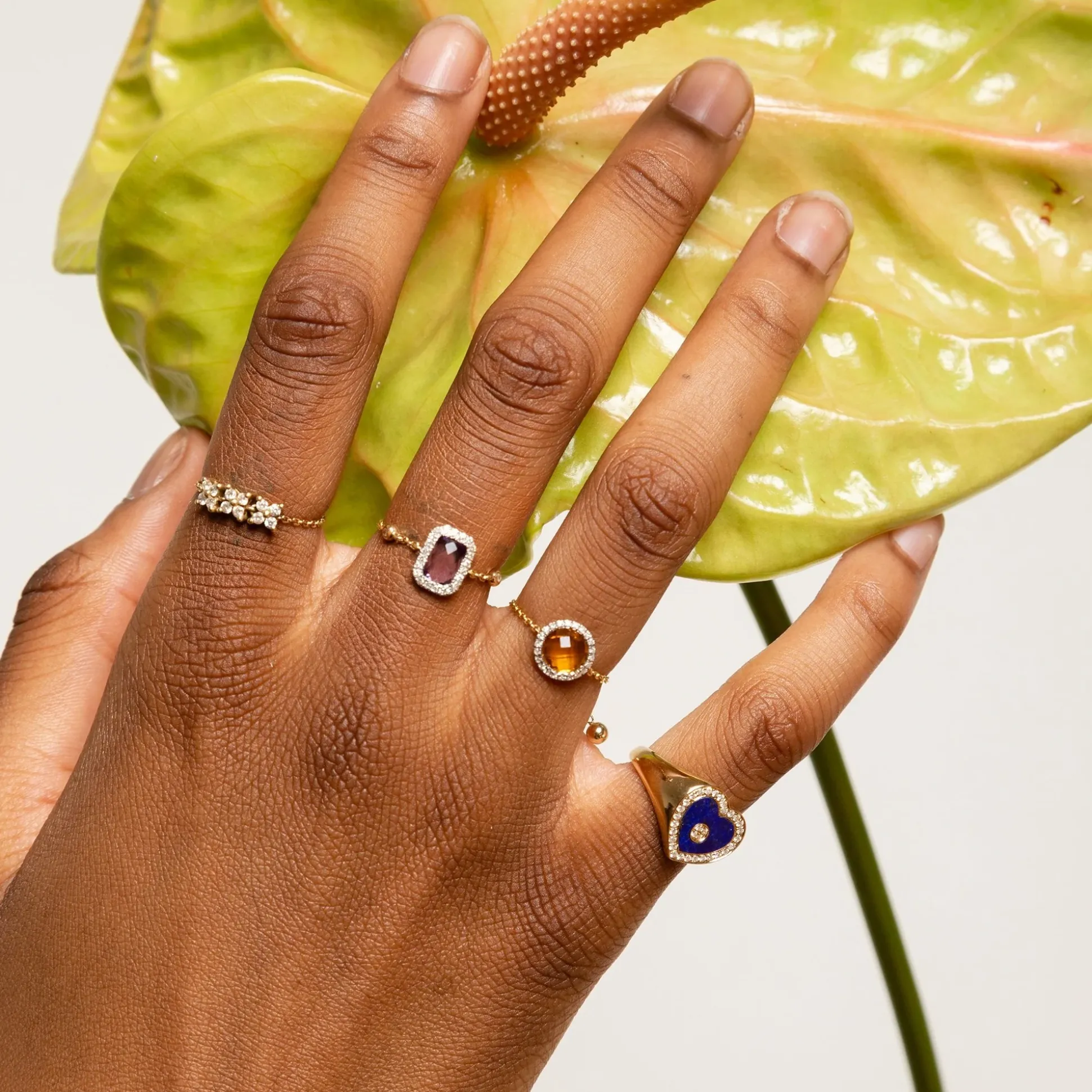 Square Amethyst Ring