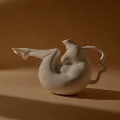 Tit-Tea Pot (High-Shine White)